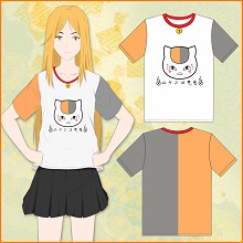 Natsume yuujinchou cotton short sleeve t-shirt