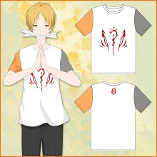 Natsume yuujinchou cotton short sleeve t-shirt