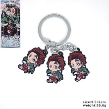 Demon Slayer Kamado Tanjirou anime key chain