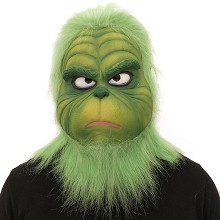 The Grinch cosplay latex mask