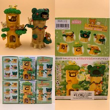 Rilakkuma anime figures set(6pcs a set)