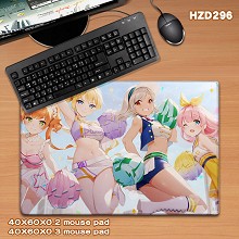 Girl Cafe Gun game big mouse pad