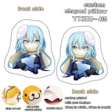 Tensei shitari slime anime custom shaped pillow