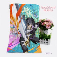 Cautious Hero: The Hero Is Overpowered but Overly Cautious anime beach towel bath towel