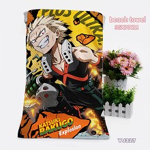 My Hero Academia anime beach towel bath towel