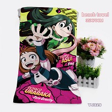 My Hero Academia anime beach towel bath towel