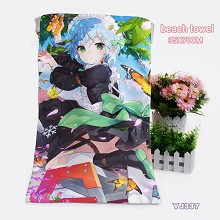 Girl Cafe Gun game beach towel bath towel