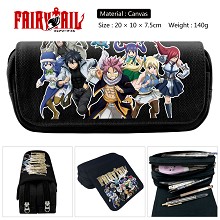 Fairy Tail anime canvas pen bag pencil bag