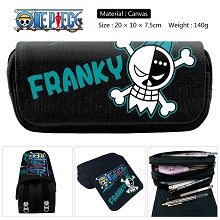 One Piece anime canvas pen bag pencil bag