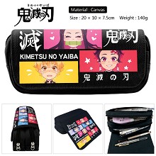 Demon Slayer anime canvas pen bag pencil bag