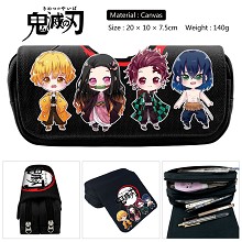 Demon Slayer anime canvas pen bag pencil bag