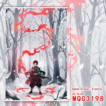 Demon Slayer anime wall scroll