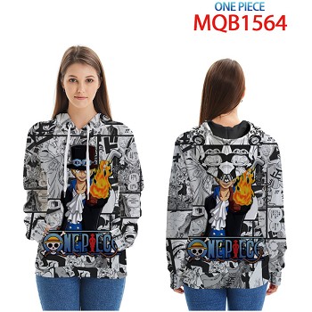 One Piece anime long sleeve hoodie cloth