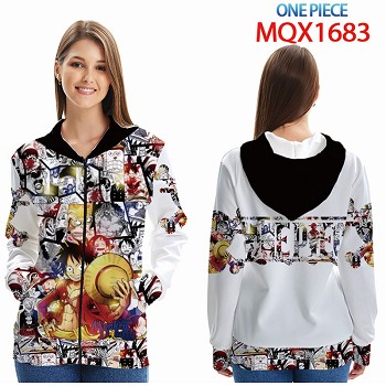 One Piece anime long sleeve hoodie cloth