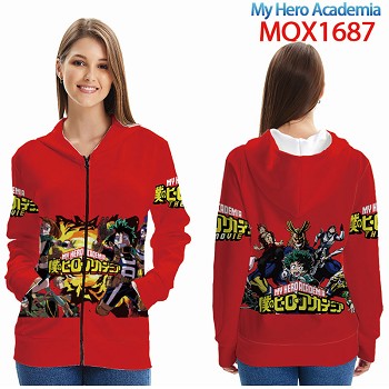 My Hero Academia anime long sleeve hoodie cloth