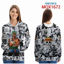 One Piece anime long sleeve hoodie cloth