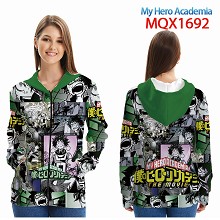 My Hero Academia anime long sleeve hoodie cloth