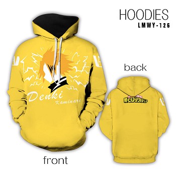 My Hero Academia Kaminari Denki anime hoodie cloth