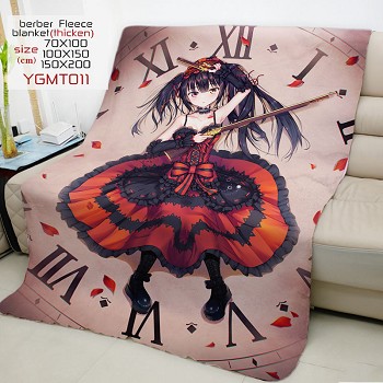 Date A Live Tokisaki Kurumi Nightmare anime blanket 1500*2000MM