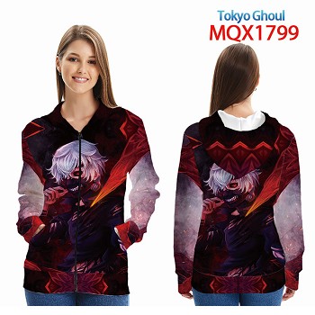 Tokyo ghoul anime long sleeve hoodie cloth