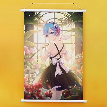 Re:Life in a different world from zero anime wall scroll