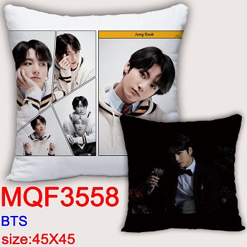 BTS star two-sided pillow