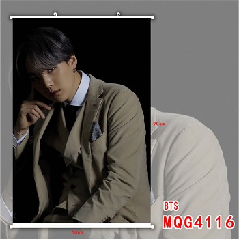 BTS SUGA star wall scroll