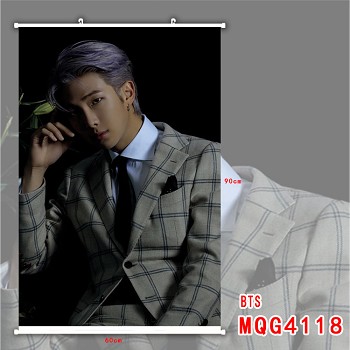 BTS RM star wall scroll