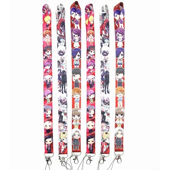 Tokyo ghoul neck strap Lanyards for keys ID card gym phone straps USB badge holder diy hang rope