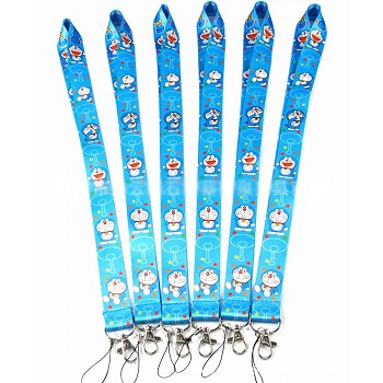 Doraemon neck strap Lanyards for keys ID card gym phone straps USB badge holder diy hang rope