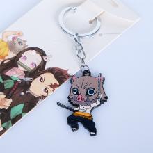 Demon Slayer Hashibira Inosuke anime key chain