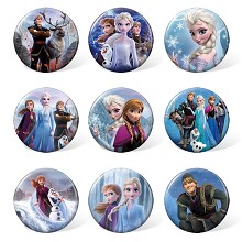 Frozen anime brooches pins set(9pcs a set)