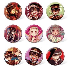 Toilet Bound Hanako kun anime brooches pins set(9p...