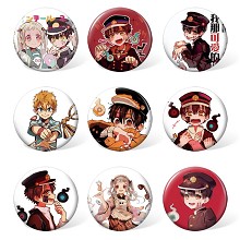 Toilet Bound Hanako kun anime brooches pins set(9pcs a set)