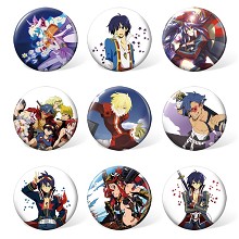 Tengen Toppa Gurren Lagann anime brooches pins set(9pcs a set)