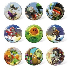 Plants vs Zombies game brooches pins set(9pcs a se...