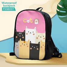 The cat anime waterproof backpack bag