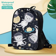 The cat anime waterproof backpack bag