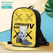 KAWS waterproof backpack bag