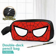 Spider Man double deck pencil bag pen bag