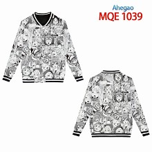 Ahegao anime baseball cloth jacket