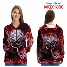 Tokyo ghoul anime long sleeve hoodie cloth