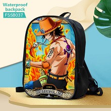 One Piece anime waterproof backpack bag