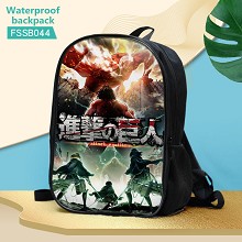 Attack on Titan anime waterproof backpack bag