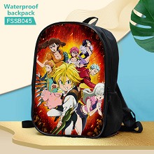 The Seven Deadly Sins anime waterproof backpack ba...