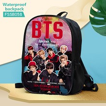 BTS star waterproof backpack bag
