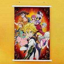 The Seven Deadly Sins anime wall scroll