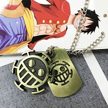 One Piece Law anime necklace