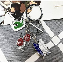 Attack on Titan anime key chain