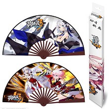 Honkai Impact 3rd anime silk cloth fans